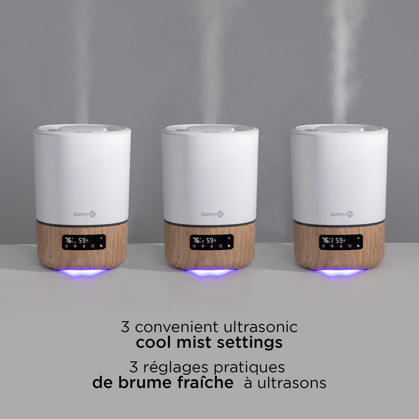 Safety 1st Humidificateur D'air Intelligent