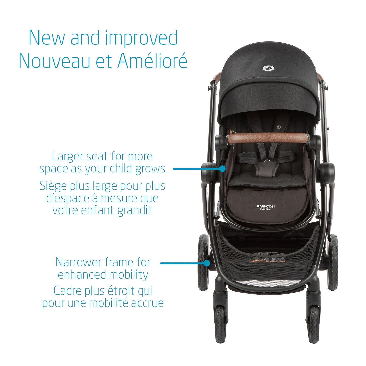 Travel System Maxi Cosi Zelia Max 5-In-1 Basalt Black