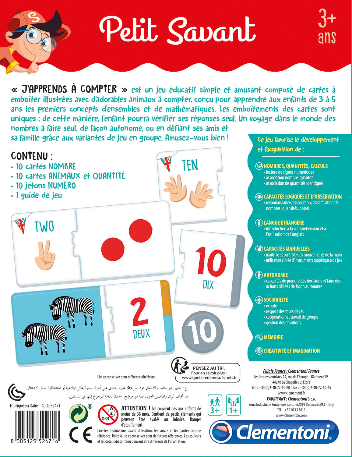 Game Little Scientist I'm learning to count (Fr)