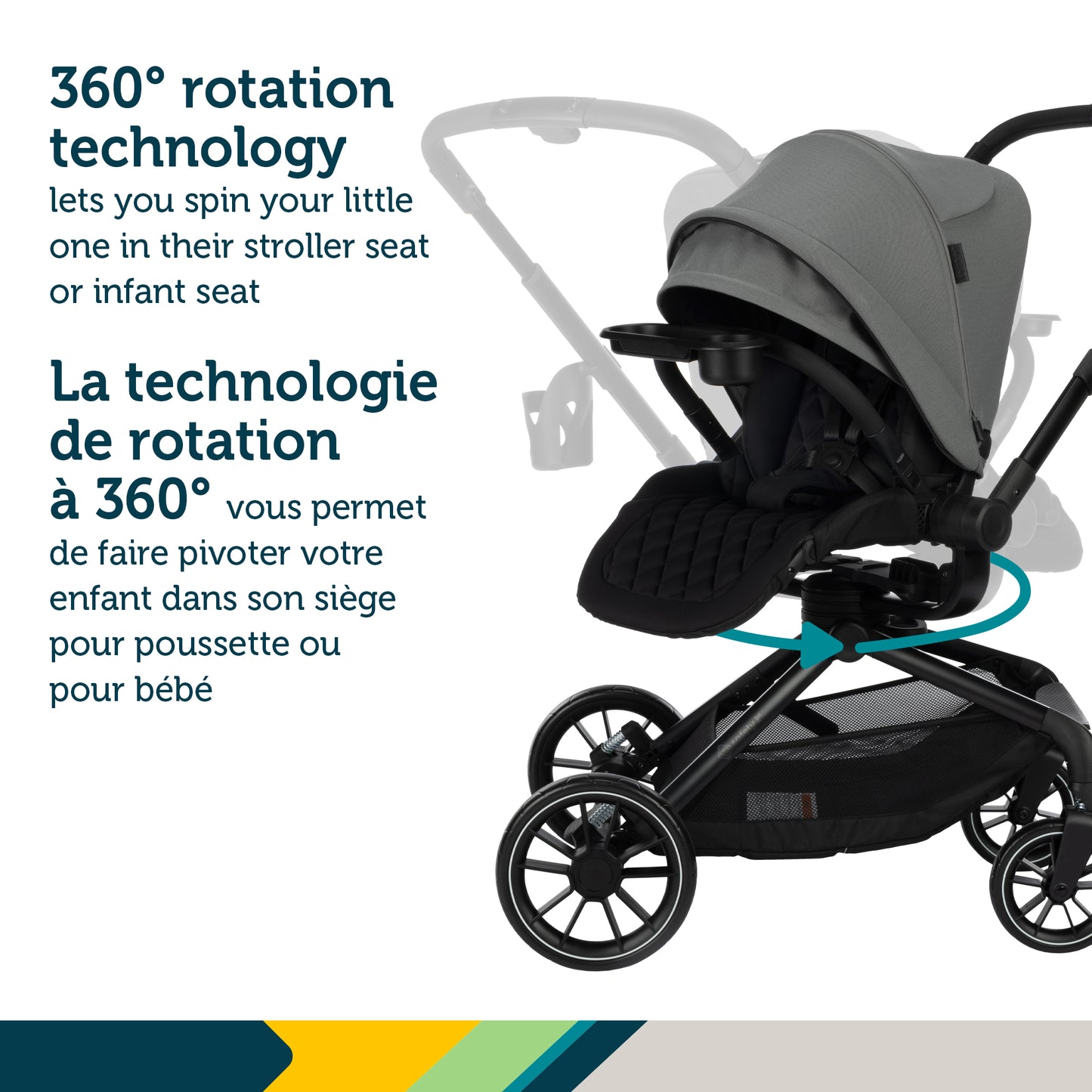 Système de voyage modulaire pivotant Turn and Go™ 360