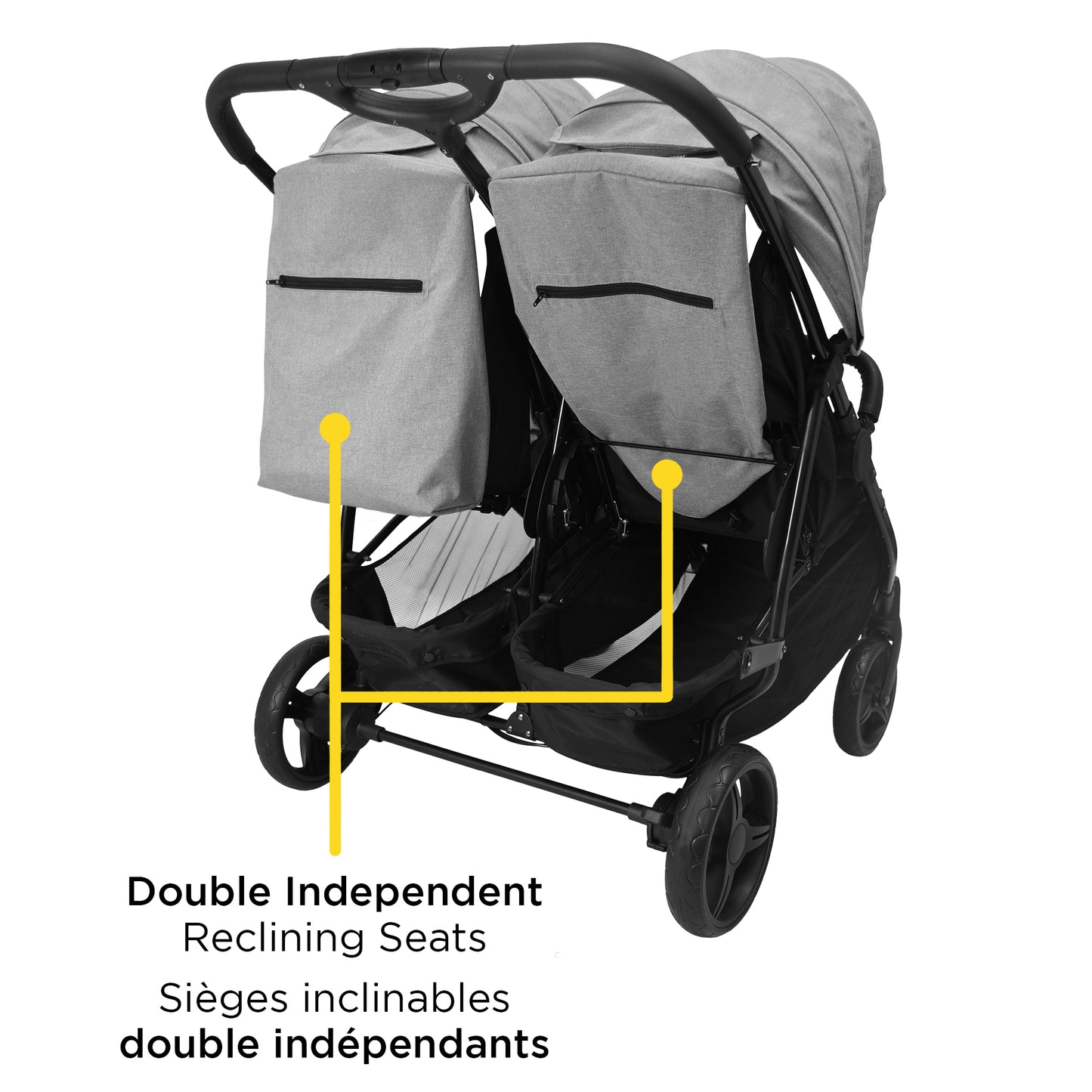 Poussette Safety 1st Duo Double Flint Grey