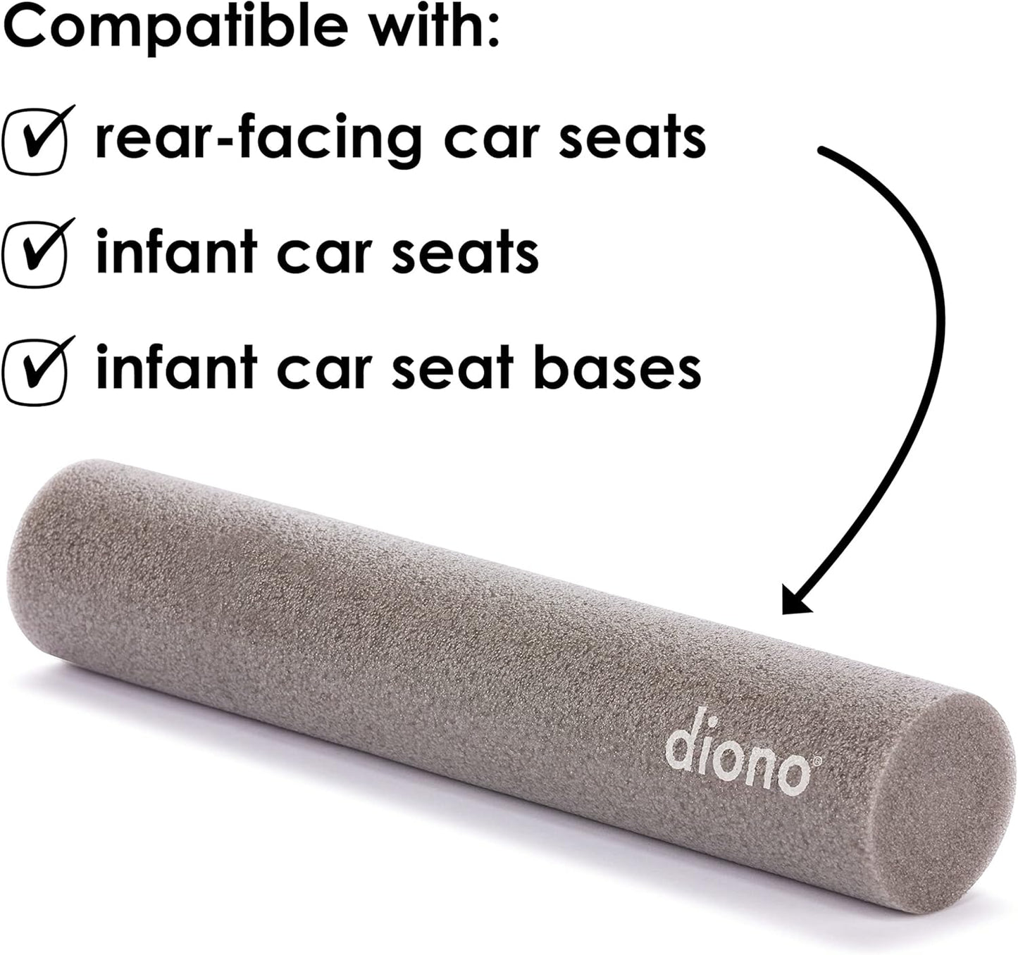 Diono Sit Rite Foam Car Seat Positioner, Car Seat Leveler, Positions Rear-facing Infant Car Seats At Proper Angle