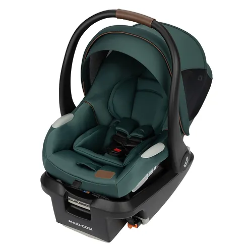 Siège d'auto pour bébé Mico Luxe+ de Maxi Cosi, léger, installation facile avec la technologie MaxiLock™, jambe de force, housse de siège lavable, ventilation ClimaFlow™, protection contre les chocs latéraux, tissus EcoCare