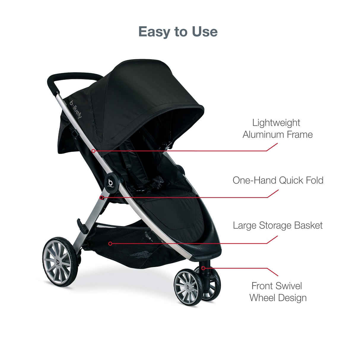 Système De Voyage Britax B-Lively & B-Safe Gen2