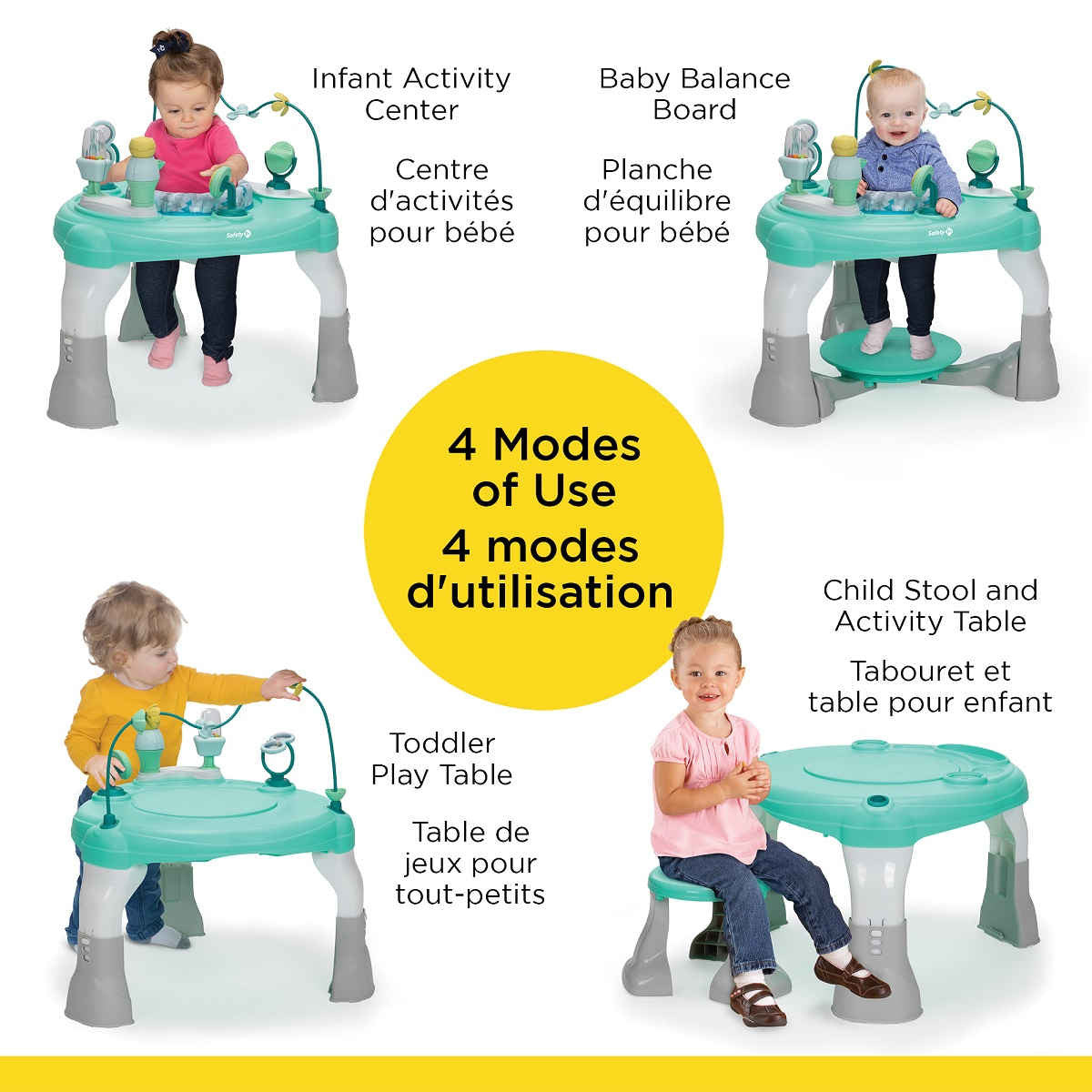 Safety 1st Grow &amp; Go™ 4-In-1 Activity Center