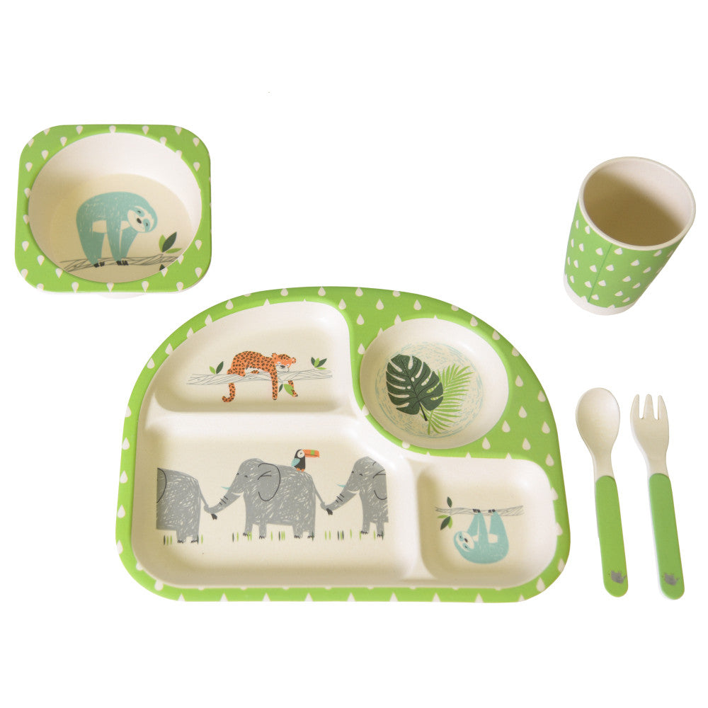 Safety 1st Bamboo Dish Set