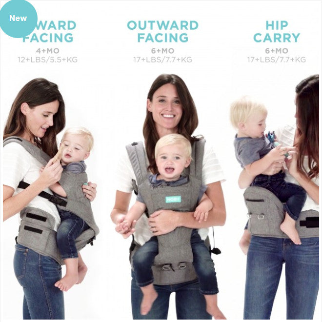 Moby 2-in-1 Expandable Baby Carrier &amp; Hip Seat