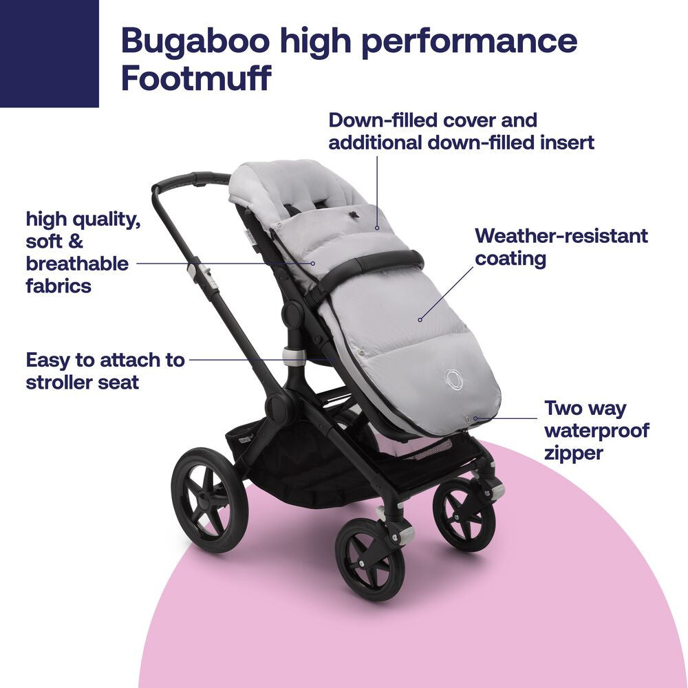 Bugaboo arctic grey outlet footmuff