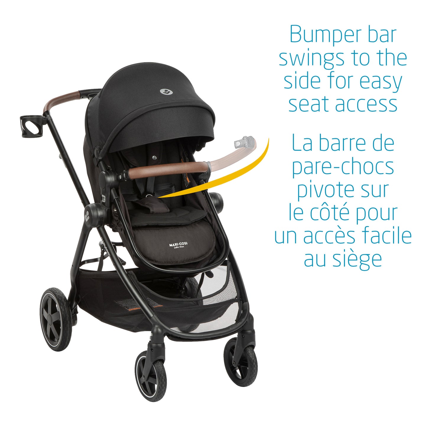 Travel System Maxi Cosi Zelia Max 5-In-1 Basalt Black