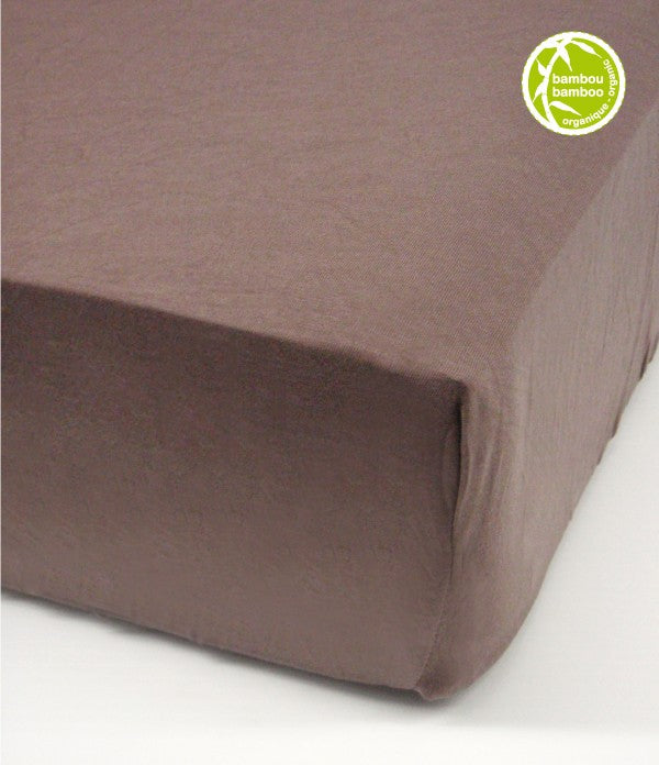 Perlim Pinpin Chocolate Bamboo Fitted Sheet