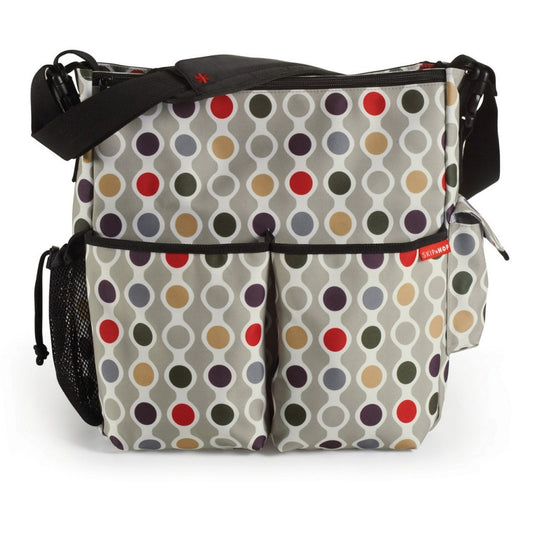 Skip Hop Duo Deluxe Wave Dot Diaper Bag