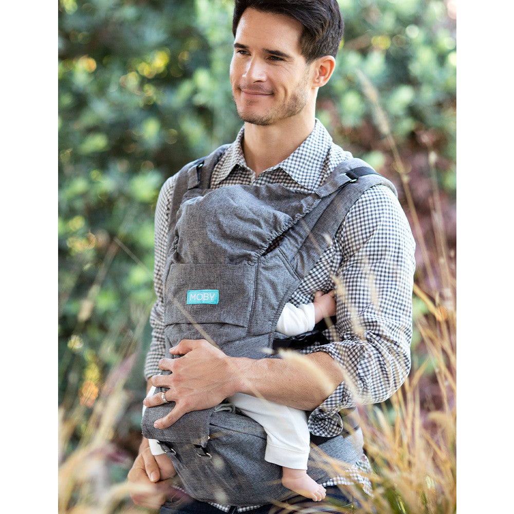 Moby 2-in-1 Expandable Baby Carrier &amp; Hip Seat