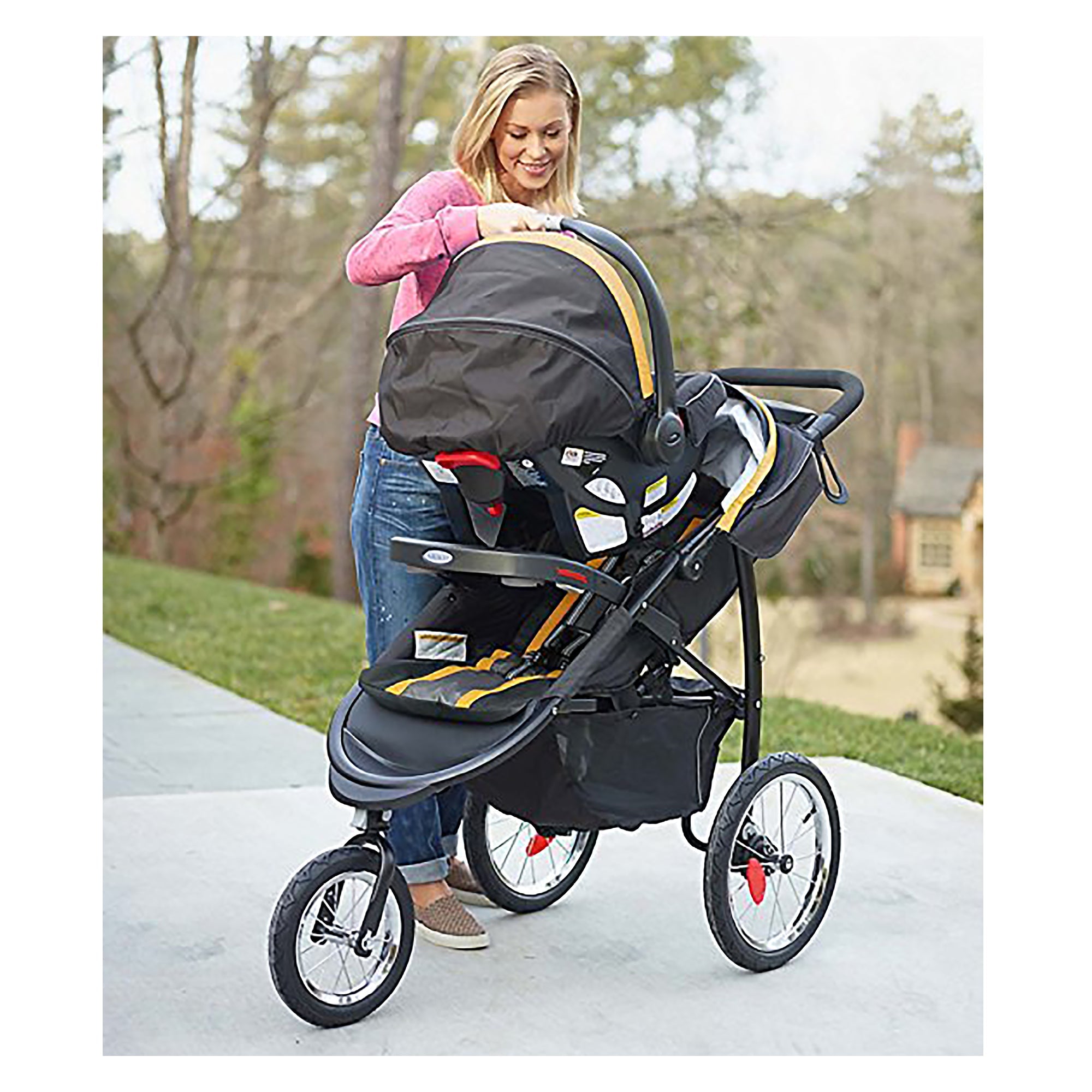 Graco 3 store wheel stroller