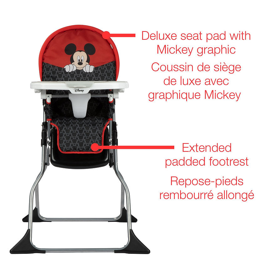 Chaise Haute Disney Peeking Mickey 3D Ultra